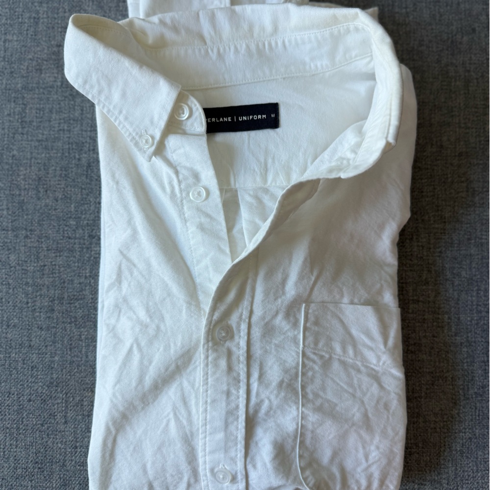Everlane White Button Down Shirt M
